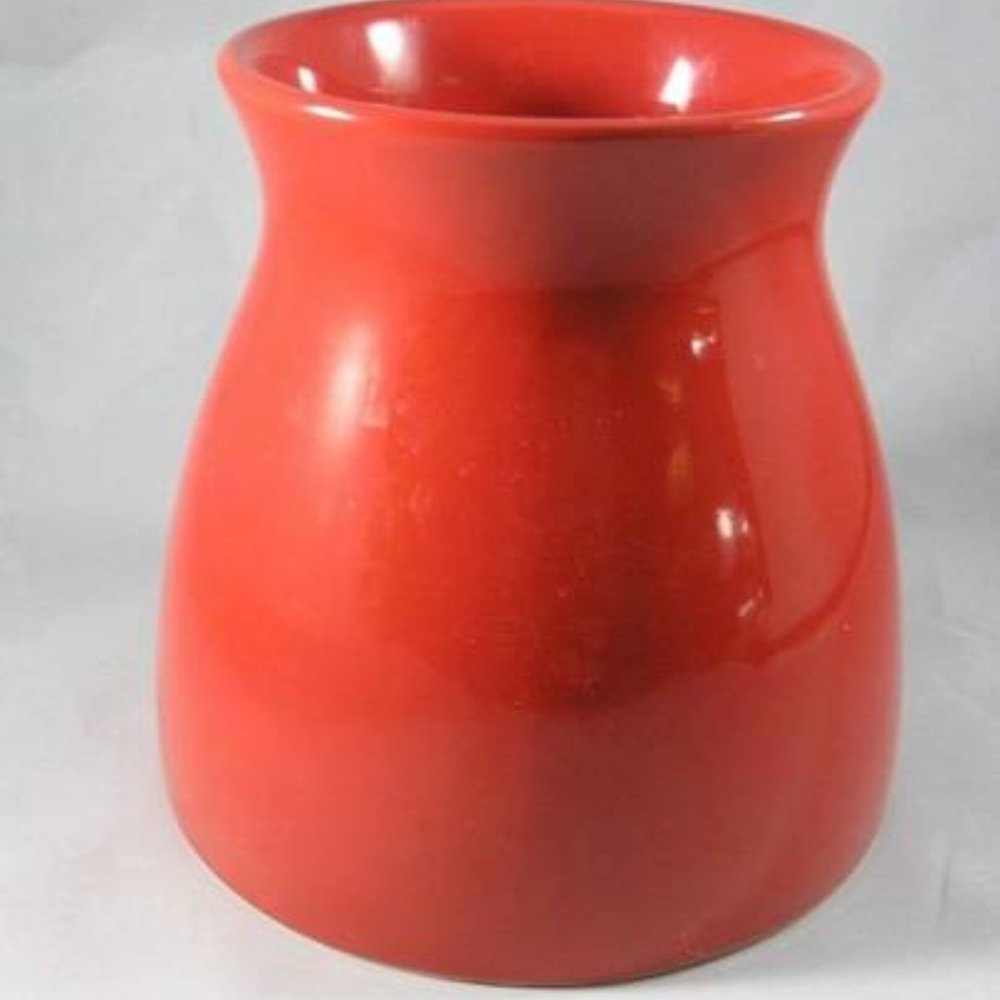 Red Ceramic Vase